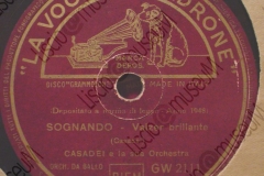 Sognando - (Secondo Casadei) - Valzer brillante - 23-06-1948